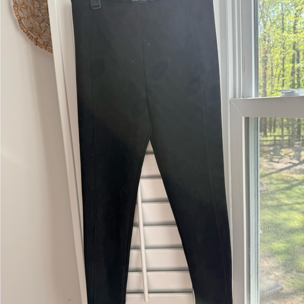 Ivanka Trump Suede Black Pants